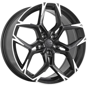 Dai Alloys – RAZOR-X – Black – 19″x8″ 40mm – Summer Wheels – DW1391901